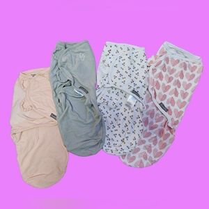 Four SwaddleMe Baby Swaddles